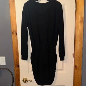 Chic Black Long Sleeve Dress